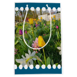 Floral Custom Gift Bag Medium Cadeauzakje