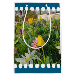 Floral Custom Gift Bag Medium Cadeauzakje