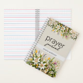 Floral Custom Name Christian Prayer Journal Notitieboek (Binnen)