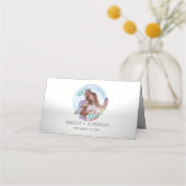 Floral Custom Photo Plaatskaartje (Achterkant)