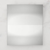 Floral Custom Photo Plaatskaartje (Binnenkant ongevouwen)