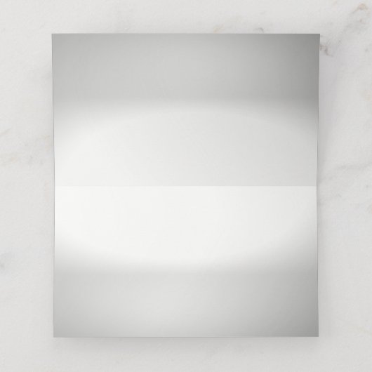 Floral Custom Photo Plaatskaartje (Binnenkant ongevouwen)