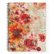 Floral  Custom Spiral Notitieboek