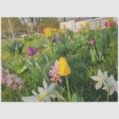 Floral Custom Tissue Paper Tissuepapier (Voorkant)