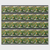 Floral Custom Wrapping Paper Cadeaupapier (Vlak)
