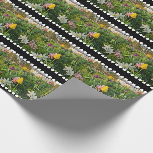 Floral Custom Wrapping Paper Cadeaupapier (Hoek)