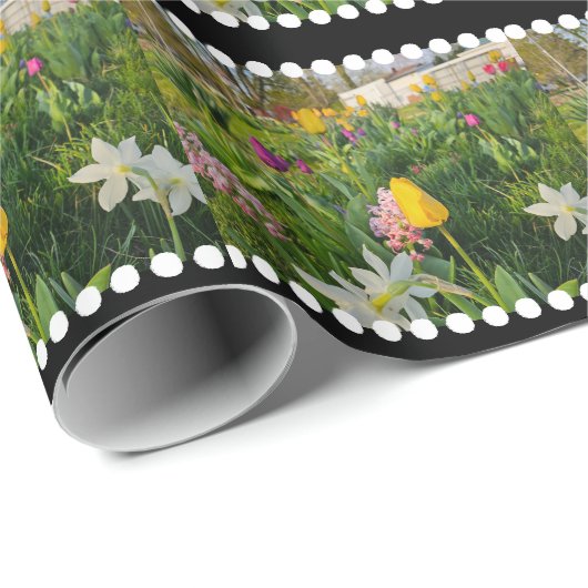 Floral Custom Wrapping Paper Cadeaupapier (Rol Hoek)