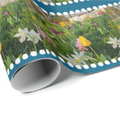 Floral Custom Wrapping Paper Cadeaupapier (Rol Hoek)