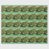 Floral Custom Wrapping Paper Cadeaupapier (Vlak)