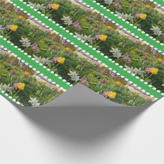 Floral Custom Wrapping Paper Cadeaupapier (Hoek)