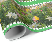 Floral Custom Wrapping Paper Cadeaupapier (Rol Hoek)
