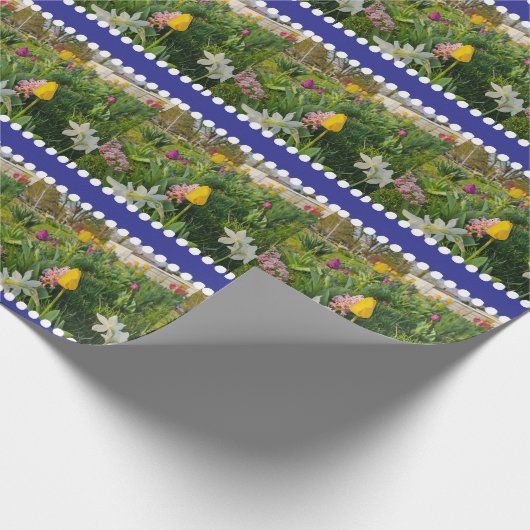 Floral Custom Wrapping Paper Cadeaupapier (Hoek)