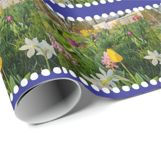Floral Custom Wrapping Paper Cadeaupapier (Rol Hoek)