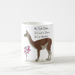 Floral Cute Llama Illustratie nr. Prob-llama Koffiemok