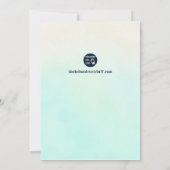 Floral Dachshund Hond Verjaardag Kaart (Achterkant)