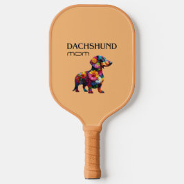 Floral Dachshund Moeder Paddle