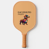 Floral Dachshund Moeder Paddle (Achterkant)