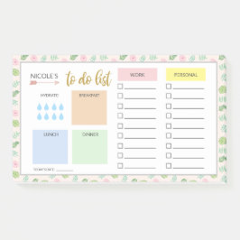 Floral Daily Organisator - Hydrate - om Lijst te d Post-it® Notes