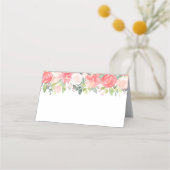 Floral Dairy Koe Boerderij Pioen Bloem Place Cards Plaatskaartje (Achterkant)