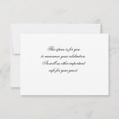 Floral daisies behalve de datumuitnodiging save the date (Achterkant)