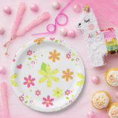 Floral Daisies Papieren Bordje (Feest)