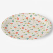 Floral Daisies Papieren Bordje (Gekanteld)