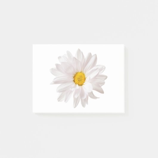 Floral Daisies Sjabloon van White Daisy Flower Des Post-it® Notes (Voorkant)