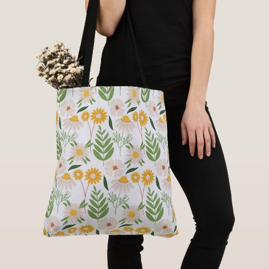 Floral Daisies Tote Bag (Dichtbij)