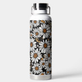 Floral Daisies Waterfles (Achterkant)