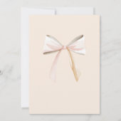 Floral Daisy 7th Birthday Invitation for Girls Kaart (Achterkant)