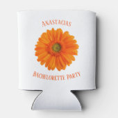 Floral Daisy Bachelorette Party gepersonaliseerd Blikjeskoeler (Achterkant)