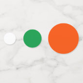 Floral Daisy Bachelorette Party gepersonaliseerd Confetti (Achterkanten)