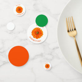 Floral Daisy Bachelorette Party gepersonaliseerd Confetti