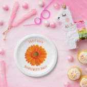 Floral Daisy Bachelorette Party gepersonaliseerd Papieren Bordje (Feest)