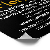 Floral Daisy, Bloemrijk Adverteren Poster (Hoek)