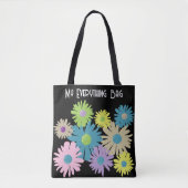 Floral Daisy Botanical Garden Tote Bag (Voorkant)