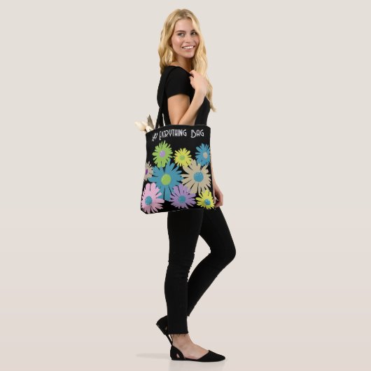 Floral Daisy Botanical Garden Tote Bag (Op model)