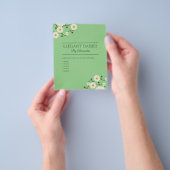  Floral Daisy Event Planner Flyer (Hand)