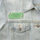  Floral Daisy Event Planner Naamplaatje (In situ)