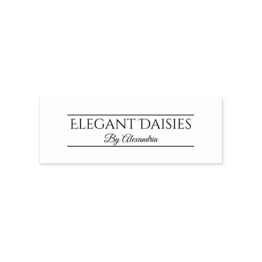 Floral Daisy Event Planner Zelfinktende Stempel (Design)