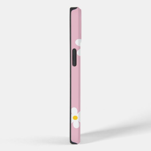 Floral Daisy Gepersonaliseerde iPhone Case (Achterkant / Rechts)