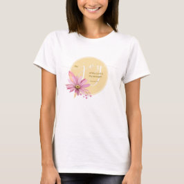 Floral Daisy Joy van de Heer T-shirt