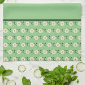 Floral Daisy Pattern Home Decor Theedoek (Gevouwen)