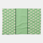 Floral Daisy Pattern Home Decor Theedoek (Horizontaal)