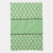 Floral Daisy Pattern Home Decor Theedoek (Verticaal)