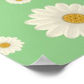 Floral Daisy Pattern Poster (Hoek)