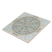 Floral Daisy Pattern van William Morris Ceramic Ti Tegeltje (Zijkant)