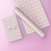 Floral Daisy Roze Wrapping Papier