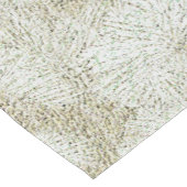 Floral Daisy Velvet Cream Texture Korte Tafelloper (Hoek)