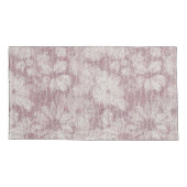 Floral Daisy Velvety Dusty Pink Kussensloop (Achterkant-Links)